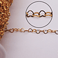 ACERO DORADO  CADENA CORAZON 4MM - Miniatura 3
