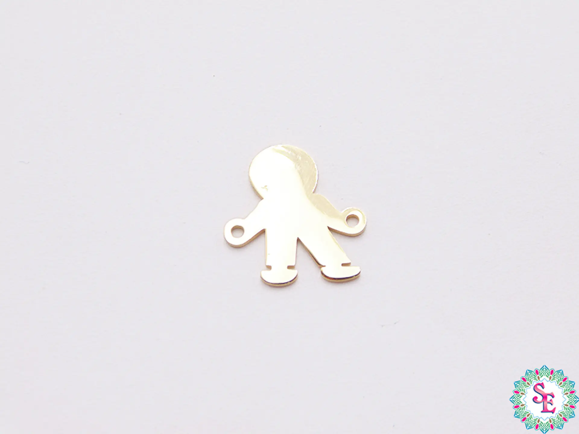 ACERO DORADO SEPARADOR NIÑO 16*15*1.5MM 1