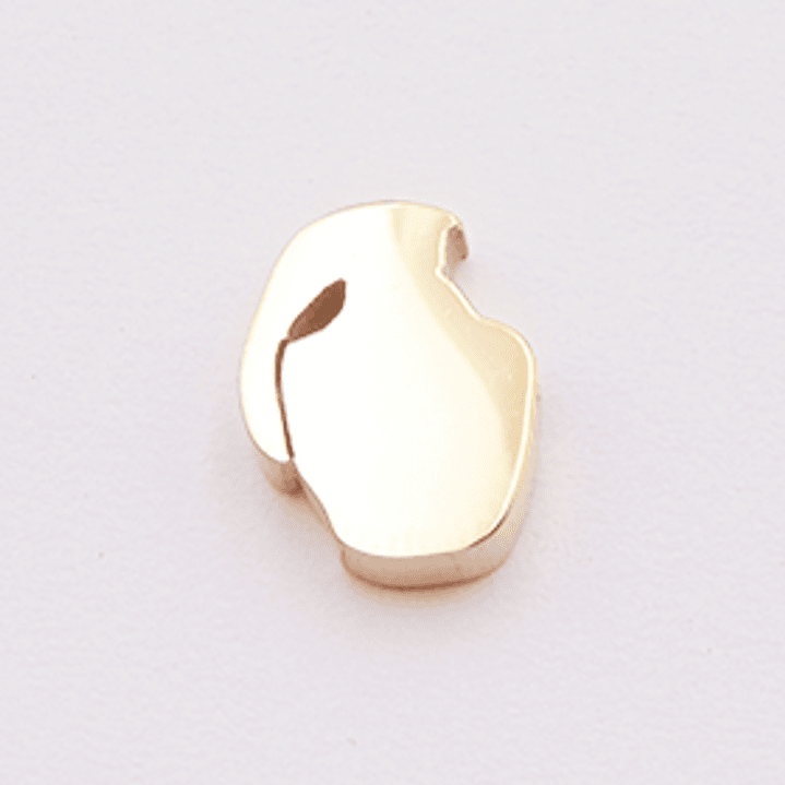 ACERO DORADO SEPARADOR GRANADA 10*8*3MM 1