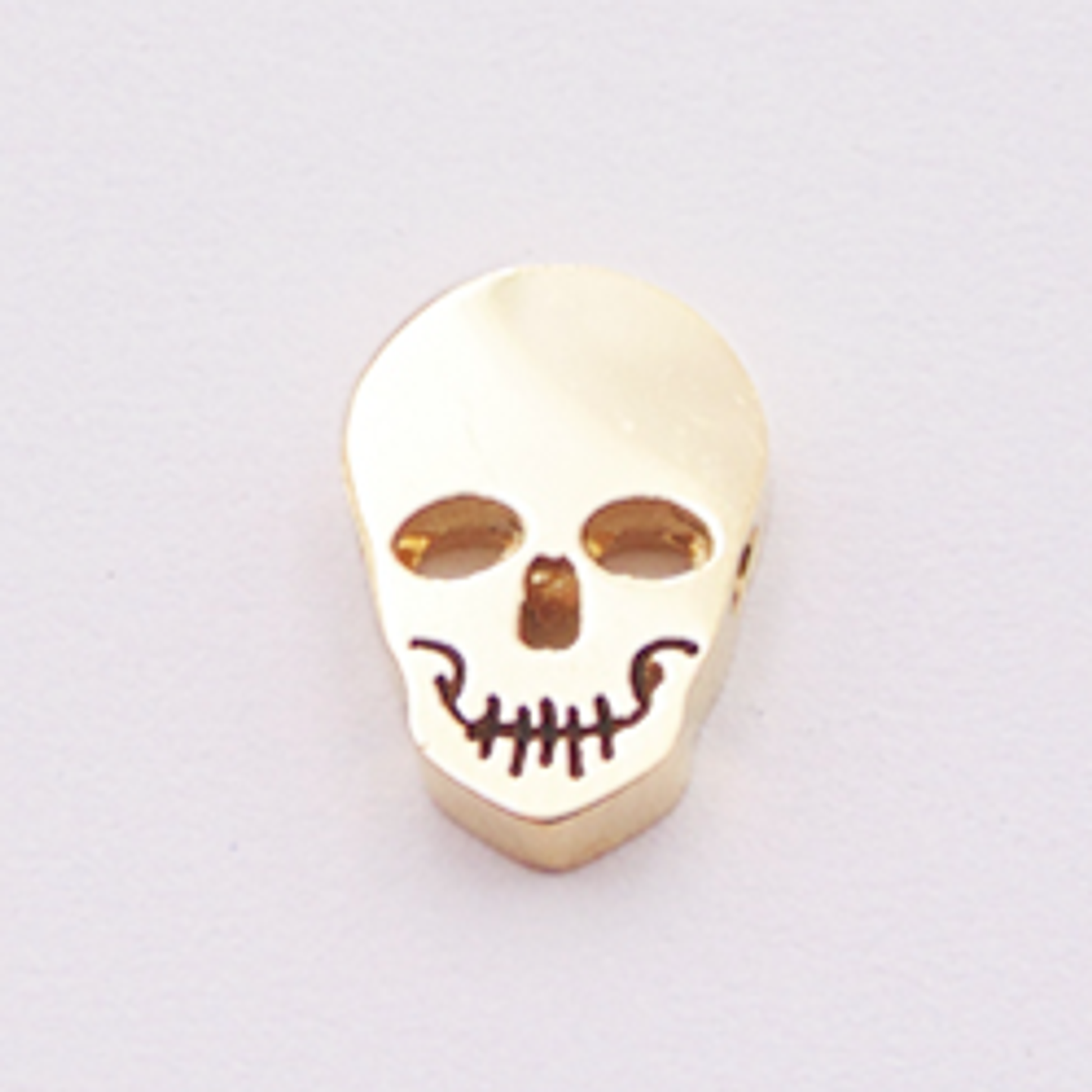 ACERO DORADO SEPARADOR CALAVERA 10*8*3MM 1