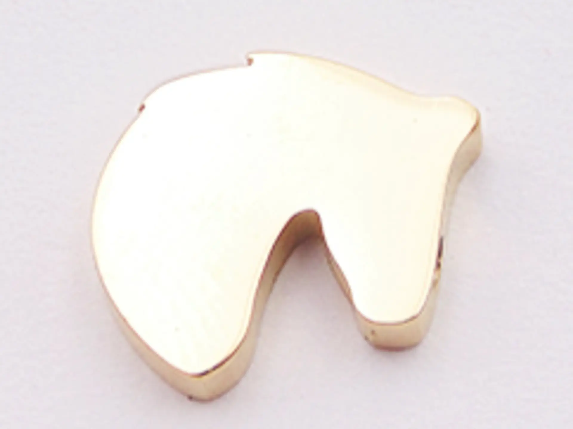 ACERO DORADO SEPARADOR UNICORNIO 13*10*3MM 1