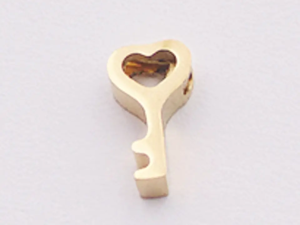 ACERO DORADO SEPARADOR LLAVE PEQUEÑA 8*5*3MM 1