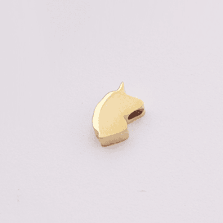 ACERO DORADO SEPARADOR UNICORNIO 8*5*3MM  1