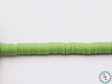 FIMO DISCO 6MM VERDE MANZANA 41CM X TIRA 