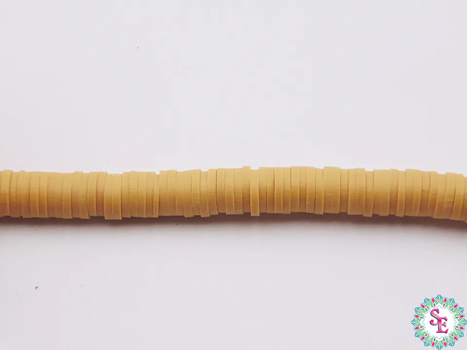 FIMO DISC 6MM MUSTARD STRIP X 41CM APPROX 1