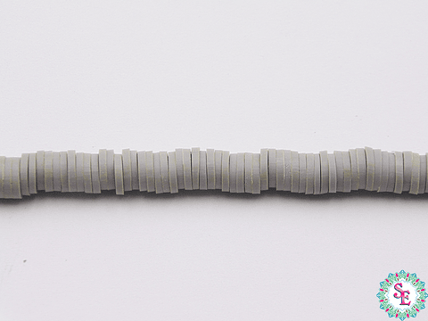 FIMO DISCO 6MM GRIS OSCURO TIRA 41CM APROX 