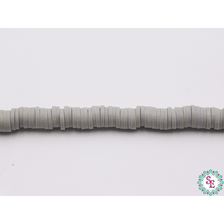 FIMO DISCO 6MM GRIS OSCURO TIRA 41CM APROX  1