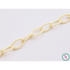 ACRYLIC BEIGE CHAIN 8MM*50CM