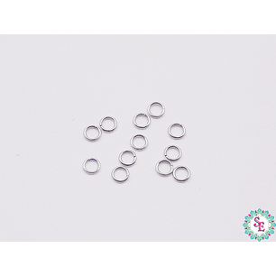 ACERO PLATEADO ARGOLLA  0.5*3MM 