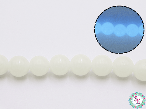 CRISTAL VIDRIO # 8MM LUMINOSO AZUL 