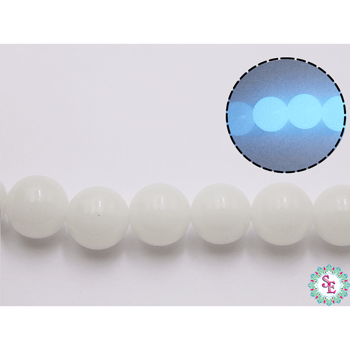 CRISTAL VIDRIO # 10MM LUMINOSO AZUL 1