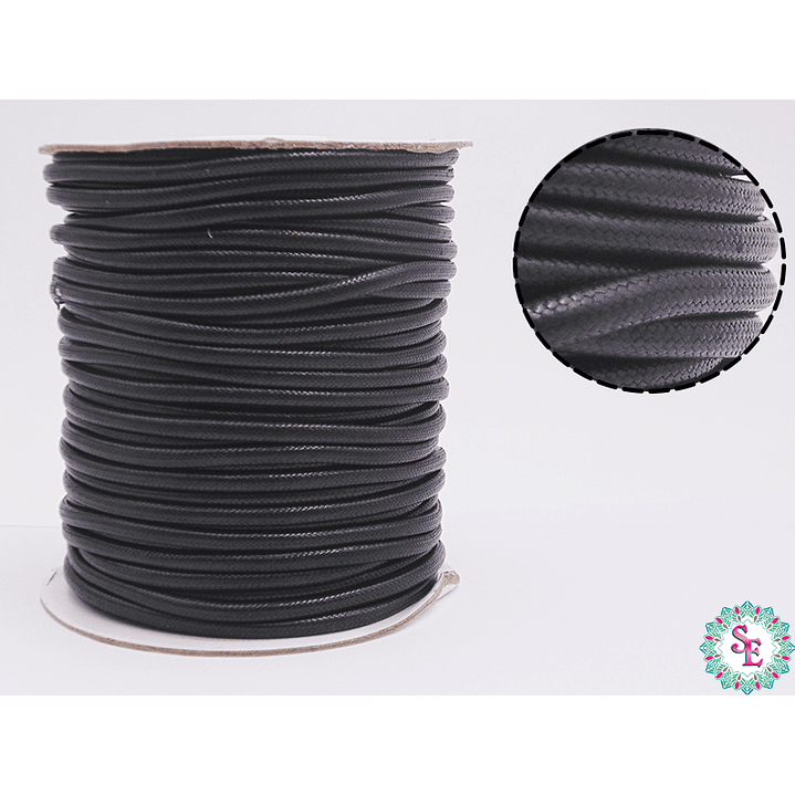 CORDON VIVORA 3MM NEGRO ROLLO*40M  1