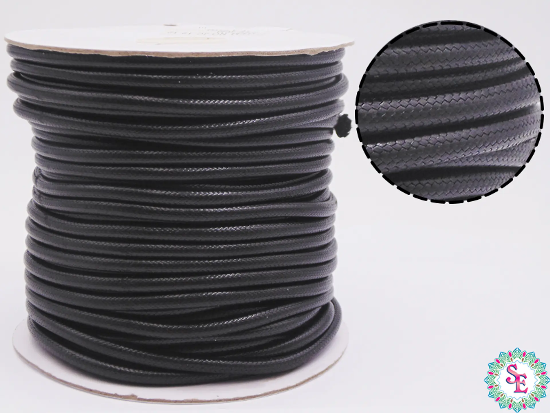 VIVORA CORD 4MM BLACK ROLL*42M 1