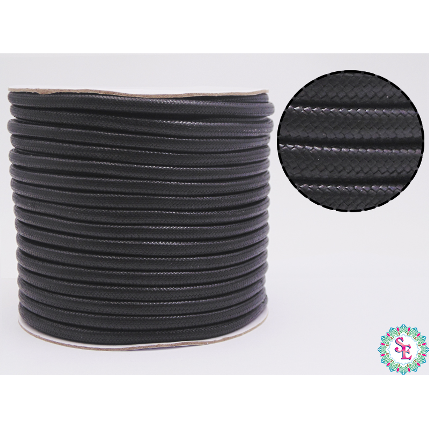 CORDON VIVORA 5MM NEGRO ROLLO*30M  1