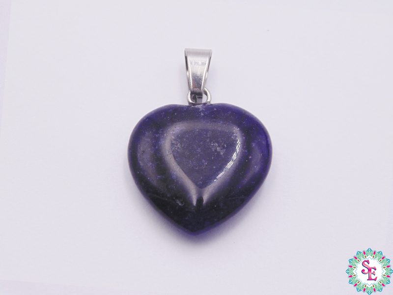 PIEDRA NATURAL CORAZON DIJE 20M AGATA MORADA