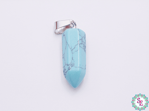 PIEDRA NATURAL PENDULO PQ 9*22M TURQUEZA