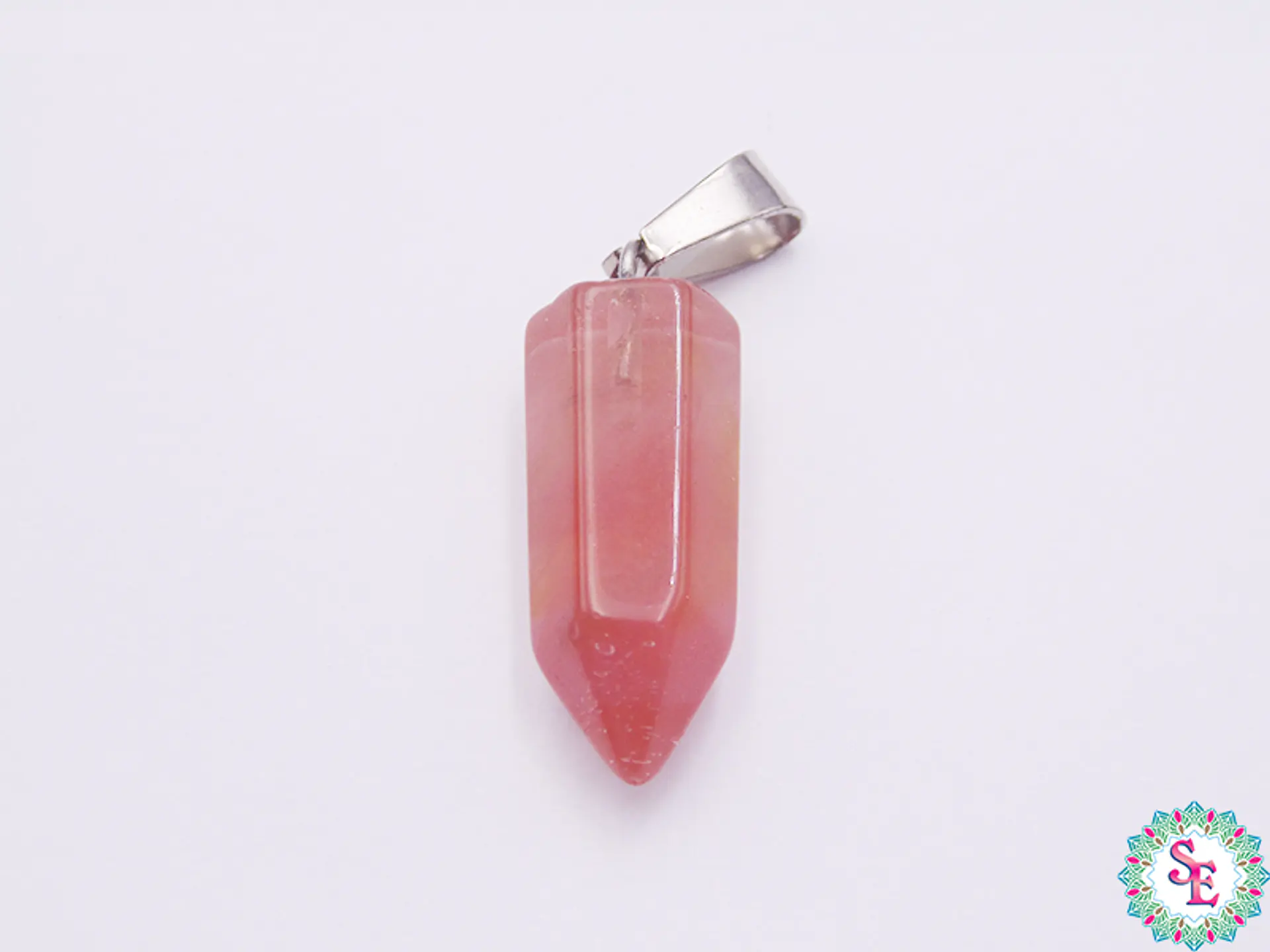 PIEDRA NATURAL PENDULO PQ 9*22M AGATA CHERRY 1