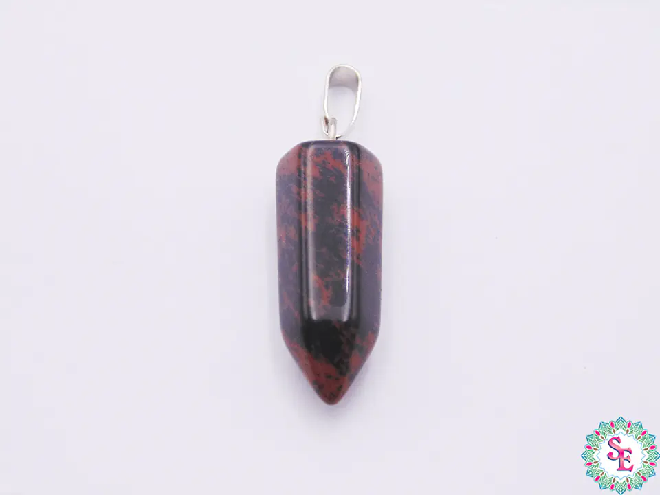 PIEDRA NATURAL PENDULO 9*22M OBSIDIANA CAOBA 1