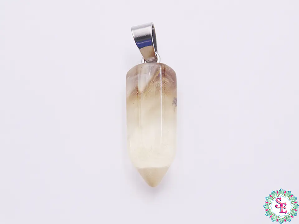 PIEDRA NATURAL PENDULO 9*22M CITRINO 1