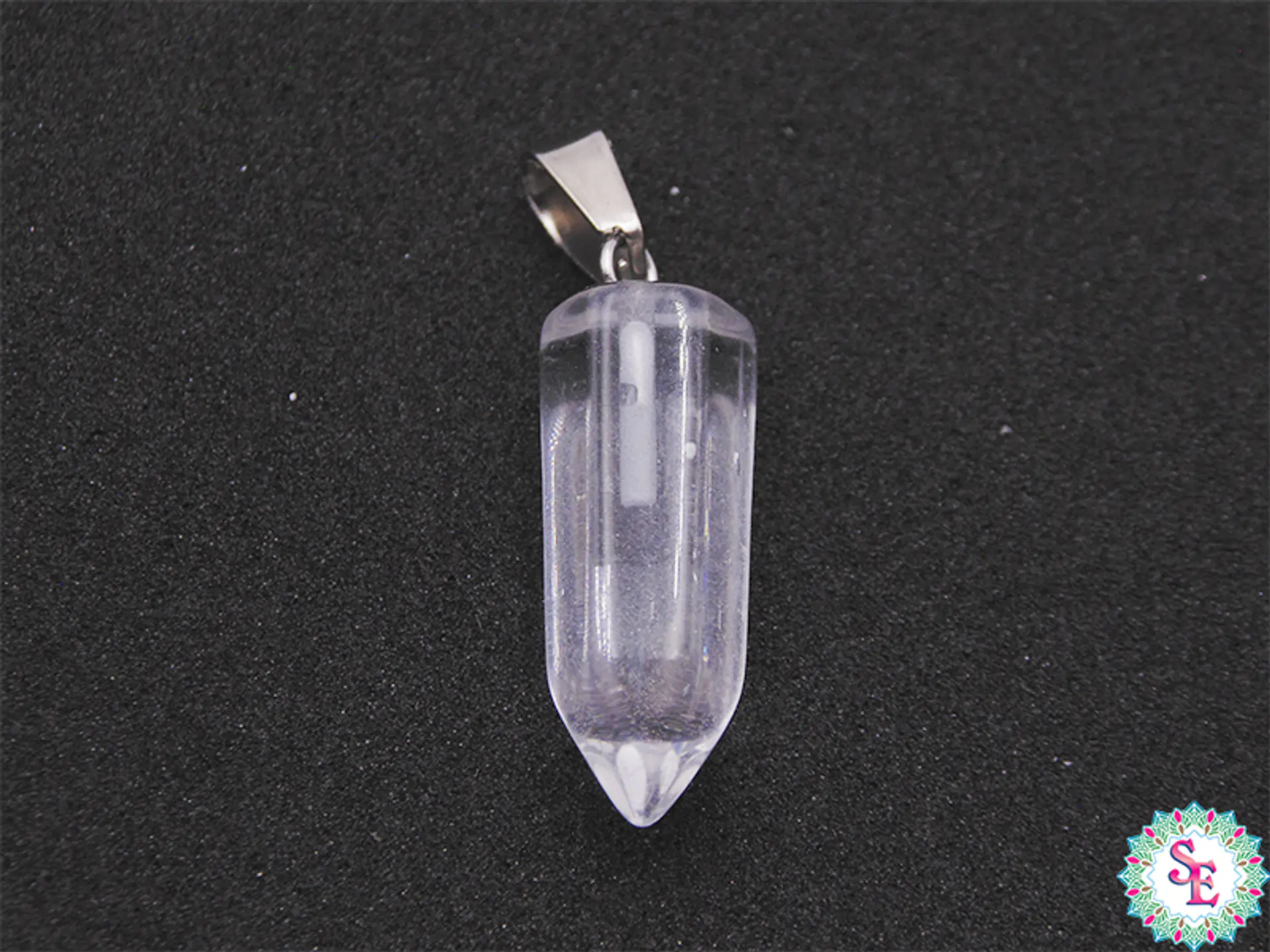 PIEDRA NATURAL PENDULO PQ 9*22M CUARZO TRANSPARENTE 1