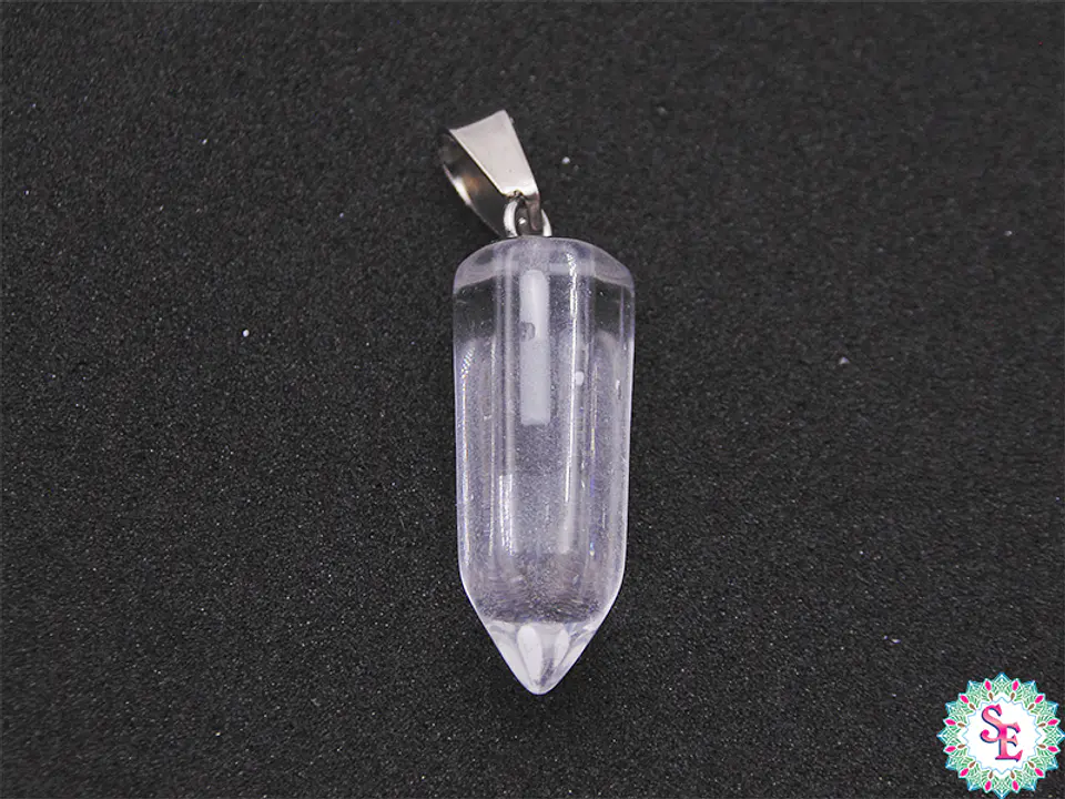 PIEDRA NATURAL PENDULO PQ 9*22M CUARZO TRANSPARENTE 1