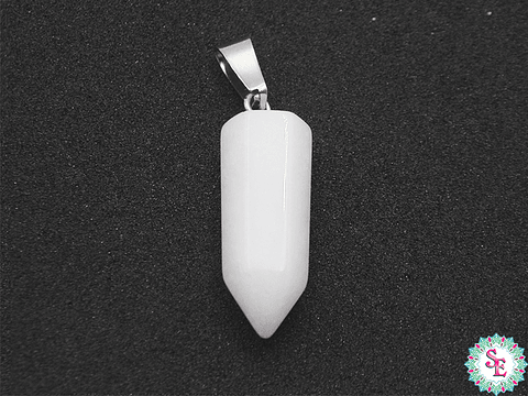 PIEDRA NATURAL PENDULO 9*22M CUARZO BLANCO