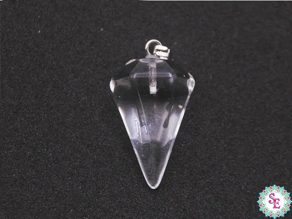 PIEDRA NATURAL PENDULO DIJE 16*24M CUARZO TRASPARENTE 1