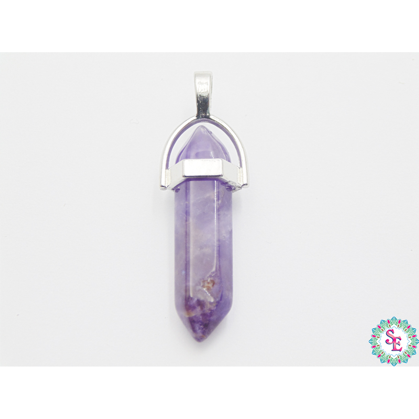 PIEDRA  PENDULO HERRAJE 8*30MM AMATISTA 1