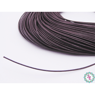 CUERO DE VACA REDONDO CAFE 1.0MM  