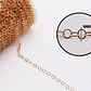 ACERO DORADO  CADENA ARGOLA 4MM  - thumbnail 2