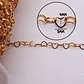 ACERO DORADO  CADENA CORAZON 4MM - Miniatura 1