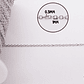 CADENA ACERO PLATEADA 0.3MM OVALADA - Miniatura 1