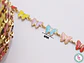 ACERO DORADO CADENA MARIPOSA COLOR PASTEL 6MM - Miniatura 2