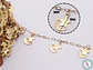 ACERO DORADO CADENA DIJE LUNA ESTRELLA  - Miniatura 1