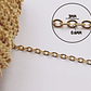 ACERO DORADO CADENA OVALADA 0.6MM  - Miniatura 2