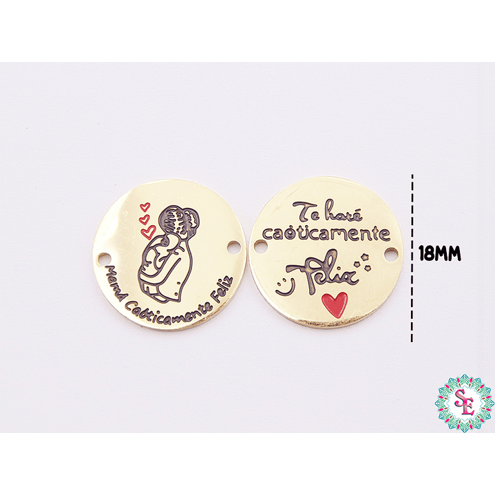 ACERO DORADO TERMINAL 18M TE HARE CAOTICAMENT TE HARE CAOTICAMEMTE FELIZ/ MAMA X PAR  1
