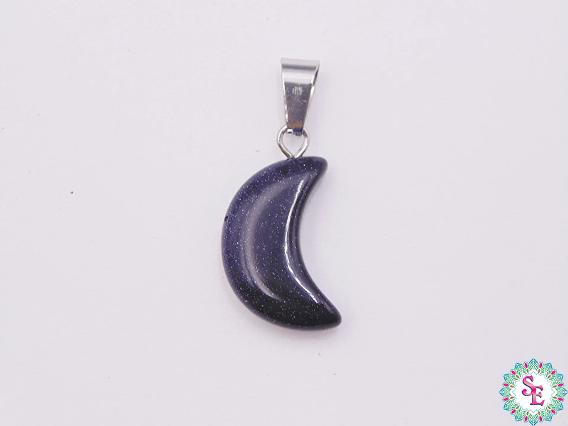 PIEDRA NATURAL LUNA DIJE 13*18M LLUVIA PLATA 1