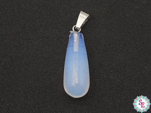 PIEDRA NATURAL LAGRIMA DIJE 10*25MM OPALINA