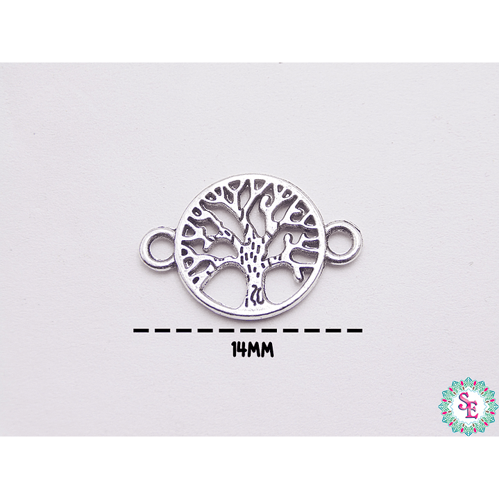 SAMAK PLATEADA CENTRO 160 ARBOL DELA VIDA 14MM   1