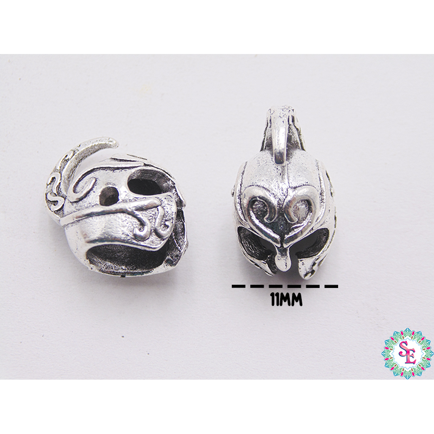 SAMAK PLATEADA CENTRO 138 CASCO ROMANO 11MM  1