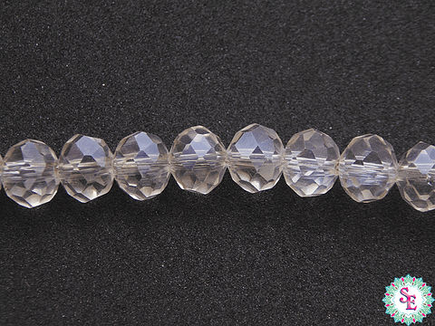 CRISTAL MURANO # 8MM CHAMPAÑA CLARA AB TRASPARENTE