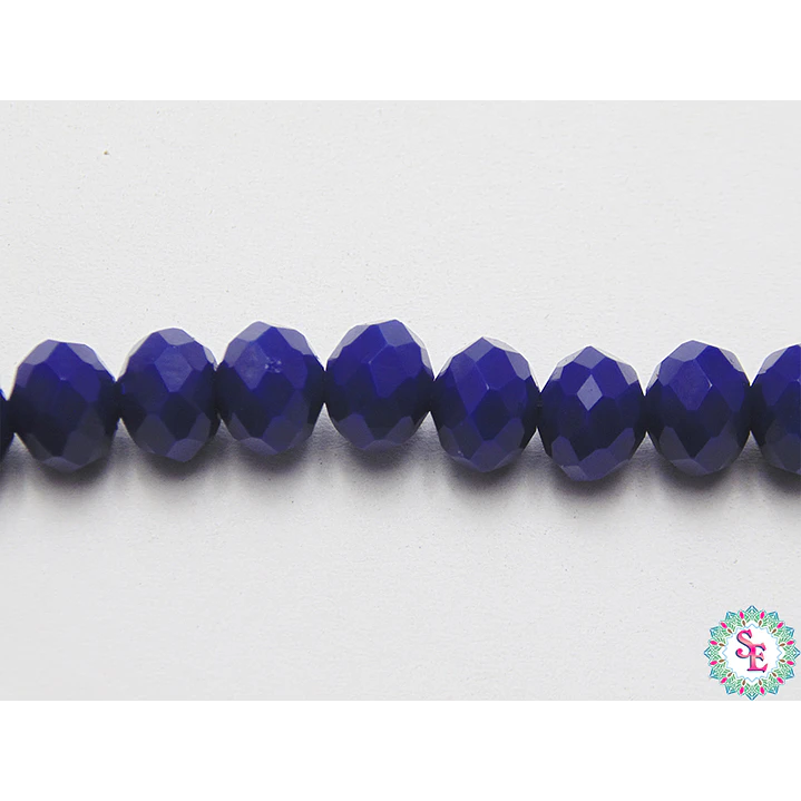 CRISTAL MURANO # 8MM AZUL REY MATE 1