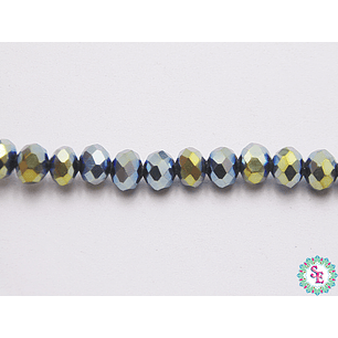 CRISTAL MURANO # 6MM VERDE ELECTRICO