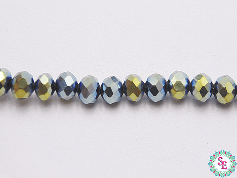 CRISTAL MURANO # 6MM VERDE ELECTRICO