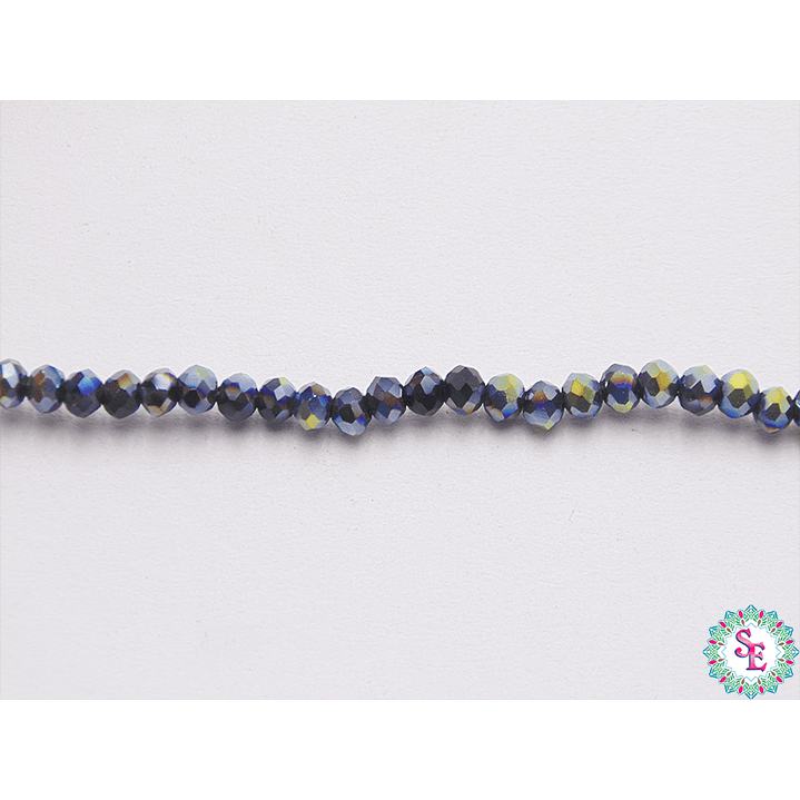 CRISTAL MURANO # 2MM NEGRA AB 1