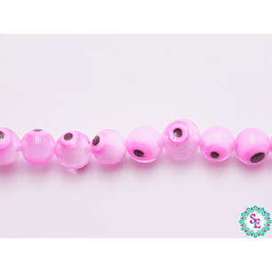 OJO TURCO REDONDO # 8M ROSADO FUERTE 