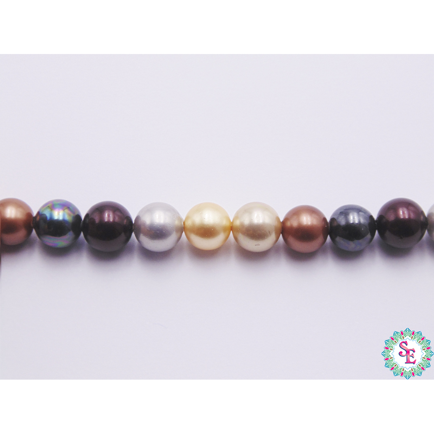 PERLA  CHELI # 8MM TIERRA MIX 1