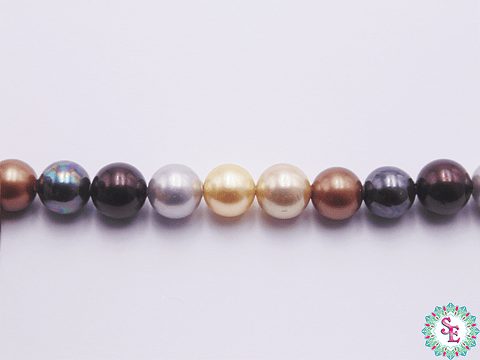 PERLA  CHELI # 8MM TIERRA MIX