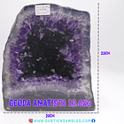 AMETHYST GEODE WITH WOODEN BASE 12.6KG 1