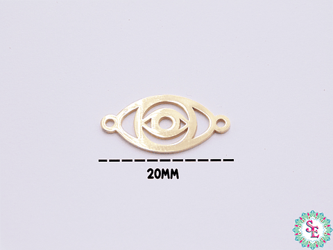 ACERO DORADO TERMINAL OJO 20*10MM  